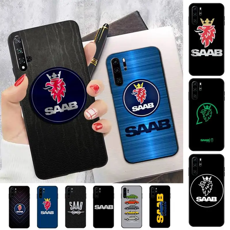 

SAAB Car logo Phone Case for Huawei P30 40 20 10 8 9 lite pro plus Psmart2019