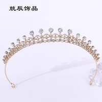 beautiful bridal jewelry alloy rhinestone headdress bridal wedding dress accessories small crown