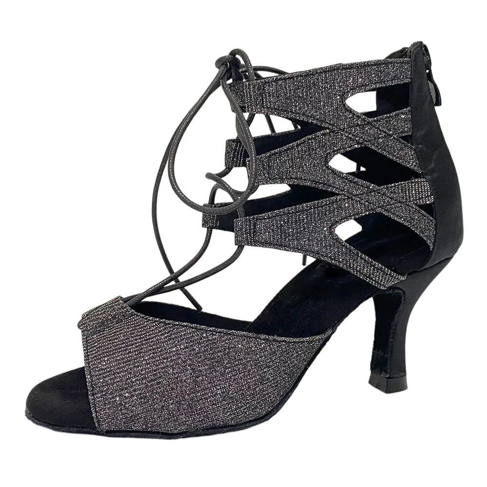 Sexy Women Latin Dance Shoes Tango Salsa Rumba Samba Professional Ballroom Dancing Shoes Women Sandals 6CM-10CM High Heels