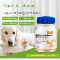 pet multivitamin tablets 180 capsules dog and cat supplement vitamin beauty hair tablet cat supplement vitamin health product