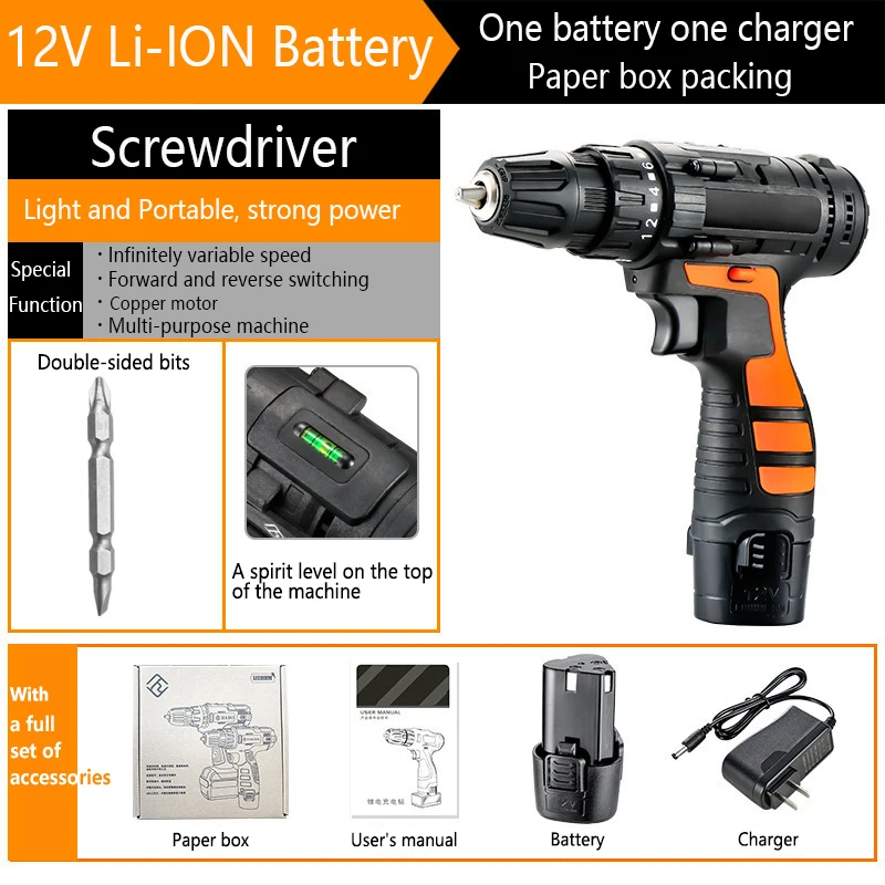 16/28/35/91/102/112 шт. набор аккумуляторных электроинструментов электрических ручных