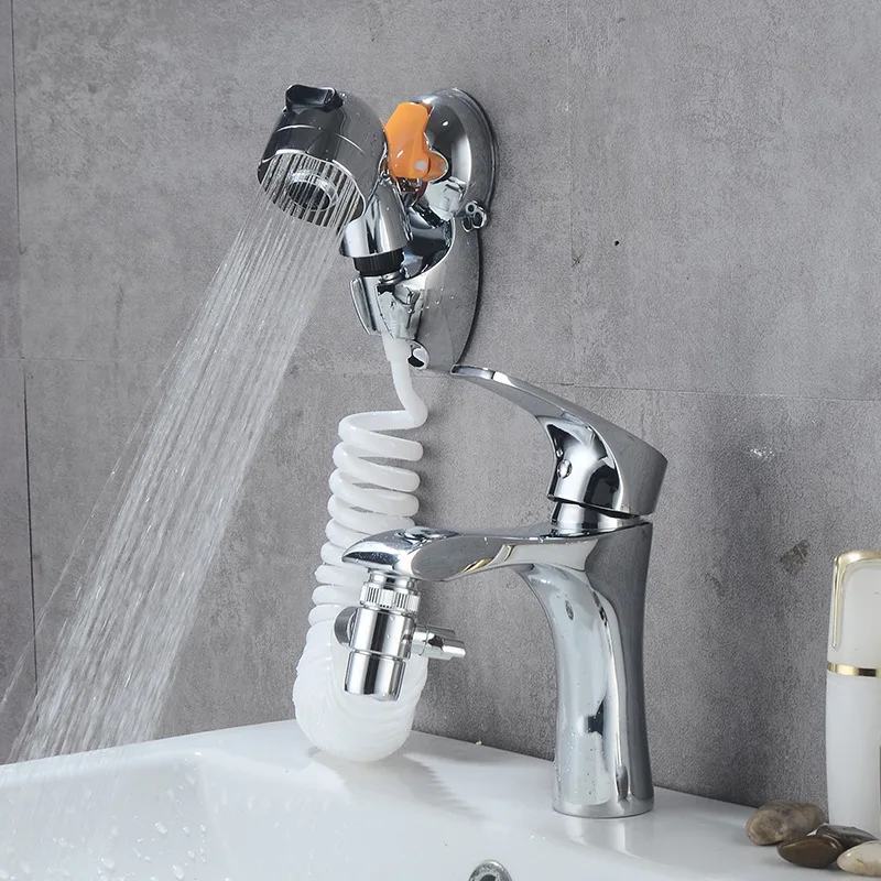 

Faucet External Shampoo Household Hand-held Nozzle Set Faucet External Shower Bathroom Accessories Shower Set
