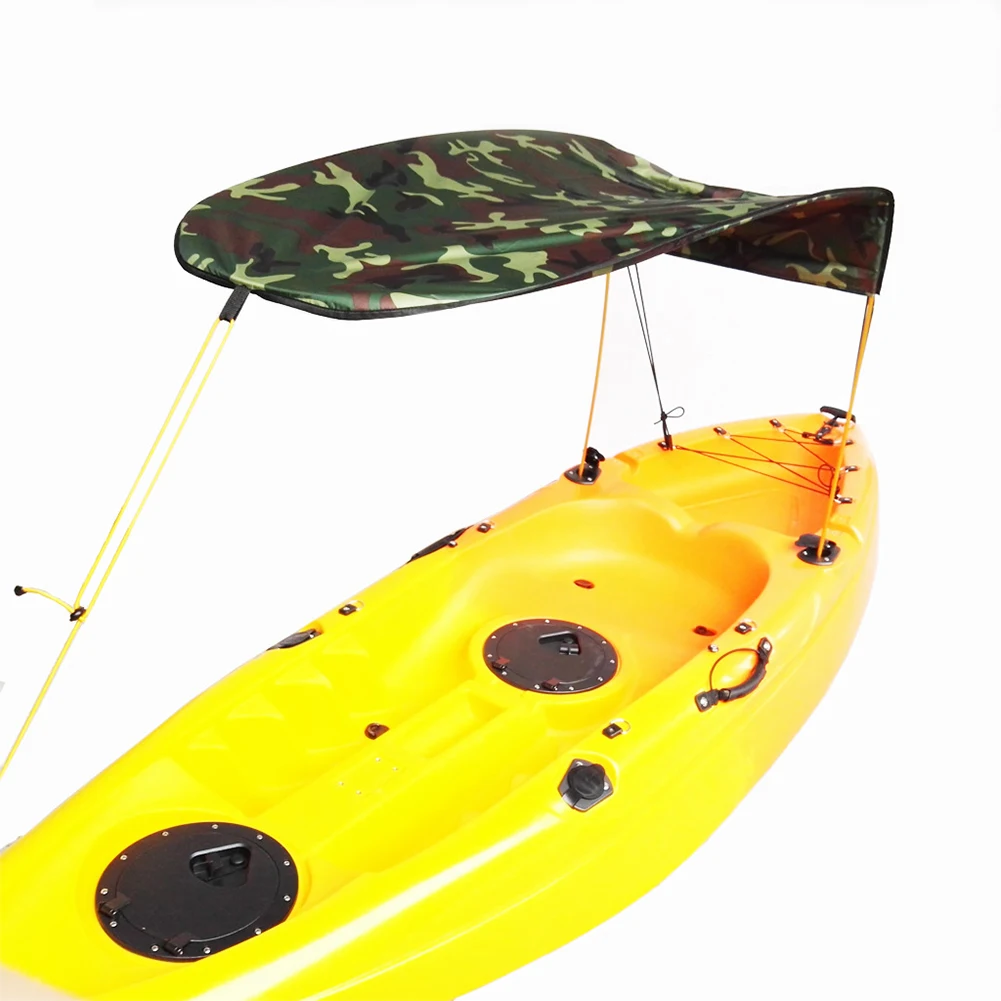 

Universal Durable Single Kayak Canoe Sun Shade Awning Canopy Foldable Lightweight Kayak Boat Awning Water Sports Accessories