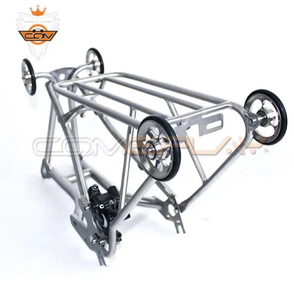 Титановая Складная велосипедная задняя стойка корзина Acssory