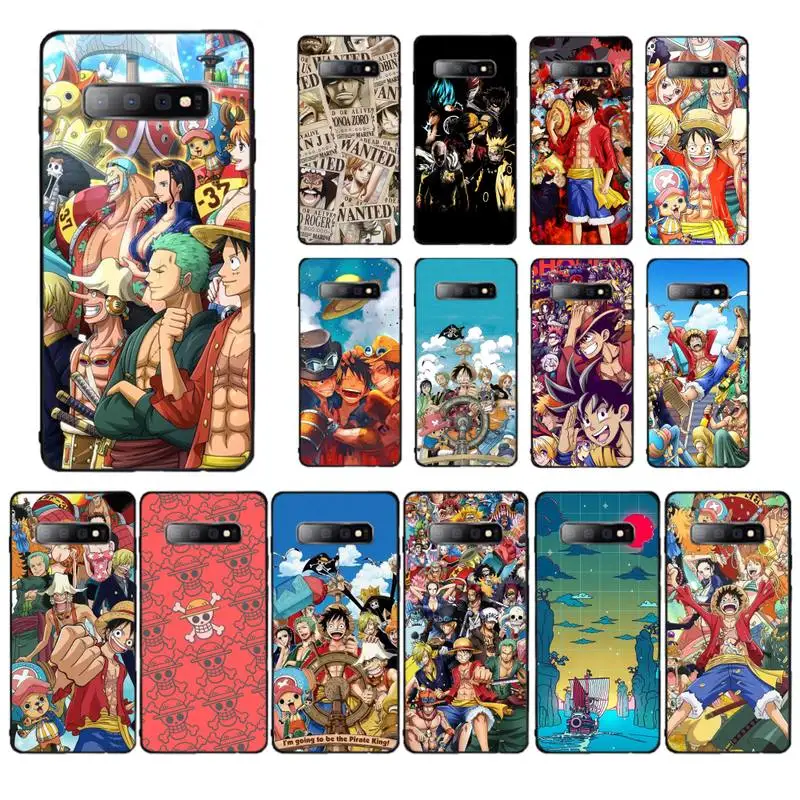 

BANDAI One Piece Phone Case for Samsung S10 21 20 9 8 plus lite S20 UlTRA 7edge