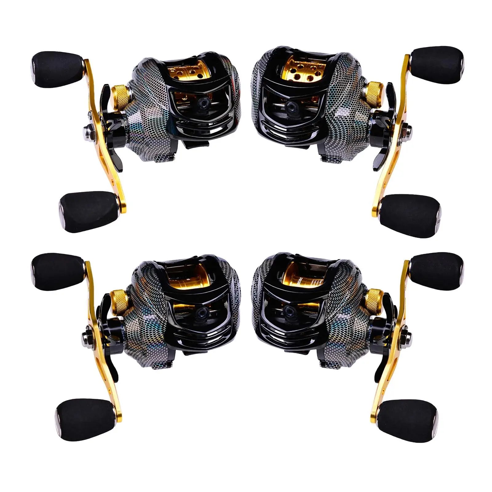 

Baitcasting Reels 18+1BB Bearing 7.2:1, Lightweight Smooth Operation Mechanical Button