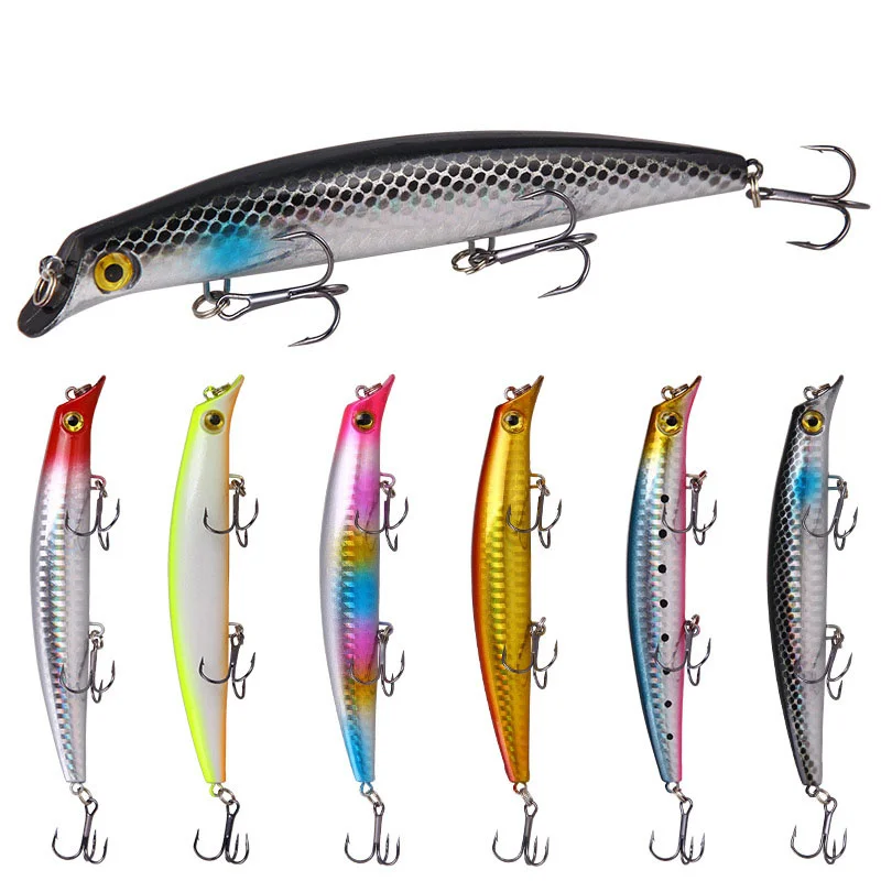 

Hot Minnow Fishing Lure 12.5cm/14g sinking Wobblers Pesca Artificial Hard Bait 3 Hook Crankbait Bass Carp Lures Fishing Tackle