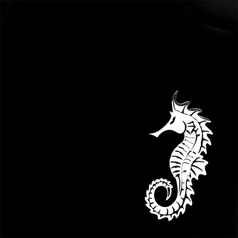 Брошь морской конёк из нержавеющей стали