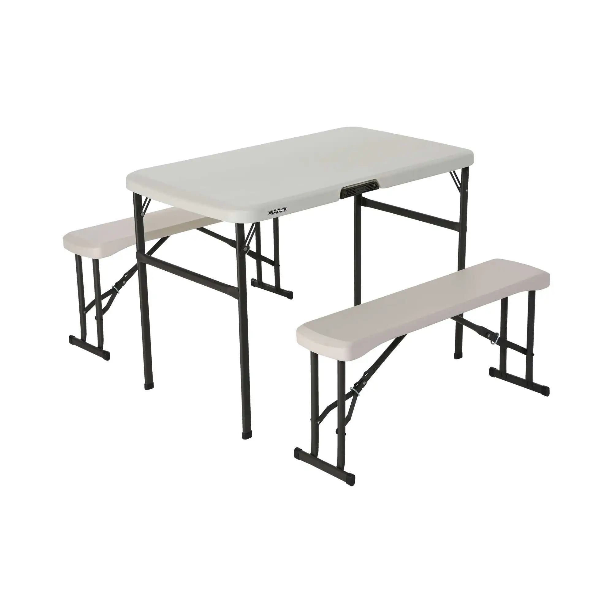 

Lifetime Folding Picnic Table with Benches, 80373