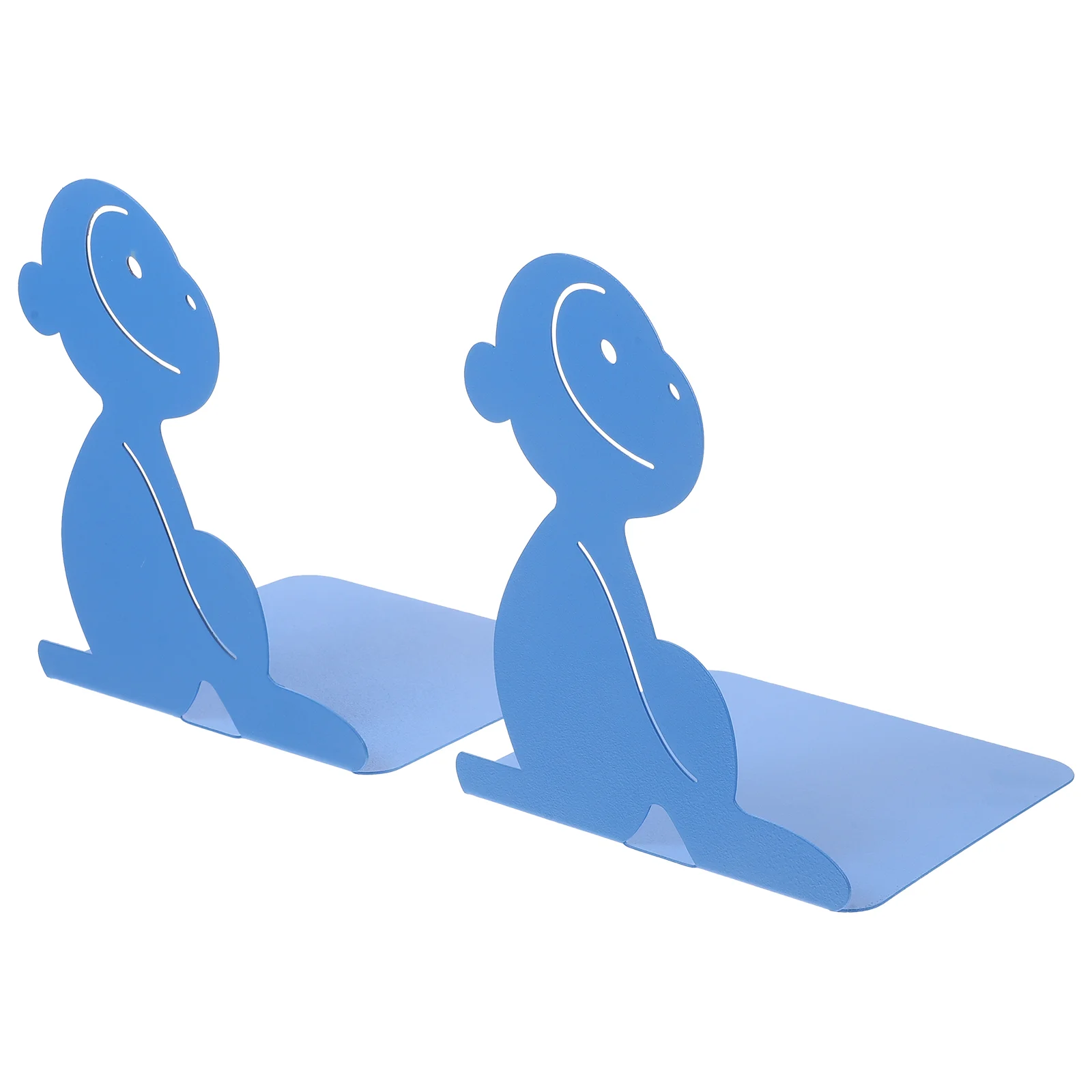

2pcs Non-skid Bookends Metal Book Stoppers Creative Book Holders Office Table Bookends