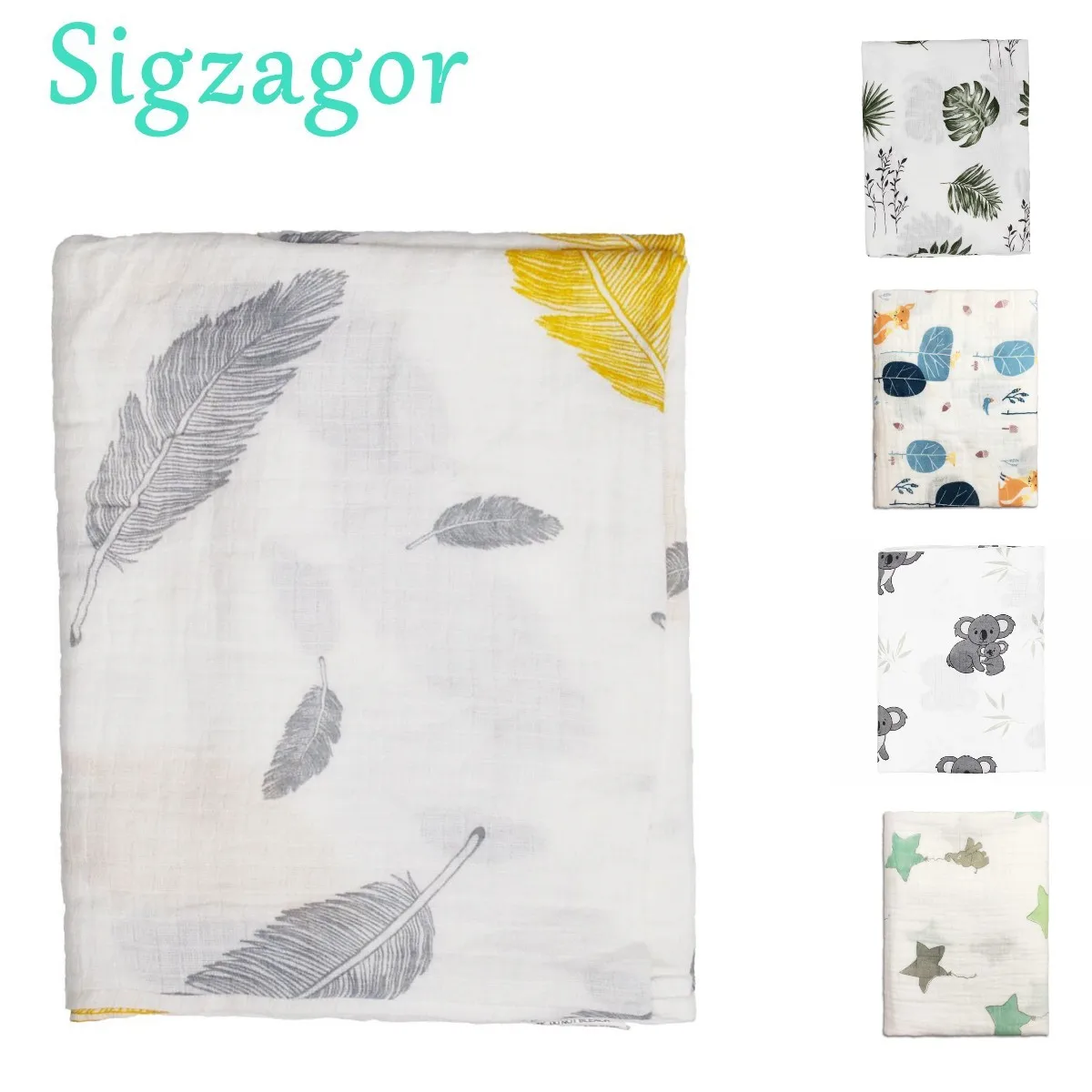 Муслиновые пеленки для младенцев [sigзагор] хлопковое детское банное полотенце