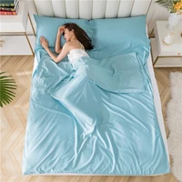 sleeping bag portable travel bed sheet soft silk satin material indoor hotel anti dirty high quality rayon sleeping bag
