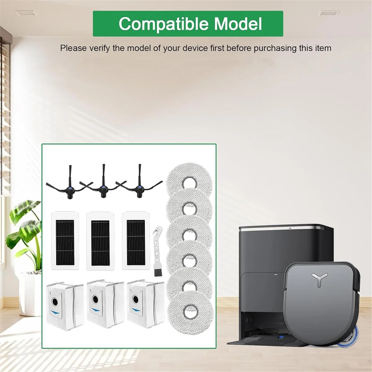 Для ECOVACS DEEBOT X5 Omni/X5 Pro боковая щетка Hepa фильтр швабра ткань аксессуары для