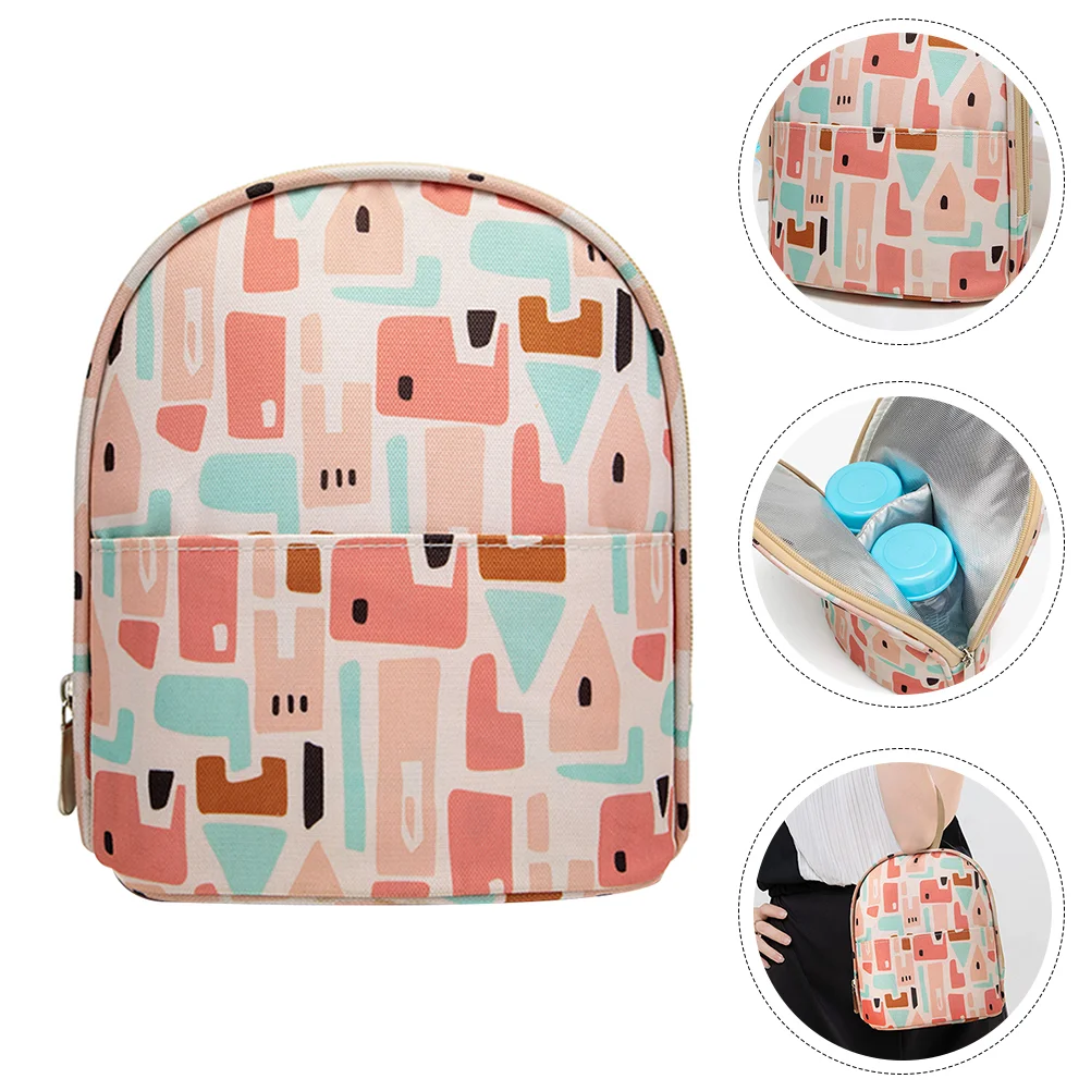 

1Pc Practical Breast Milk Storage Bag Portable Mini Baby Bottle Bag (Pink)