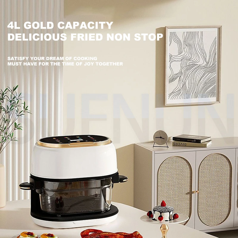 Фритюрница Бытовая 4 л многофункциональная электрическая духовка большой