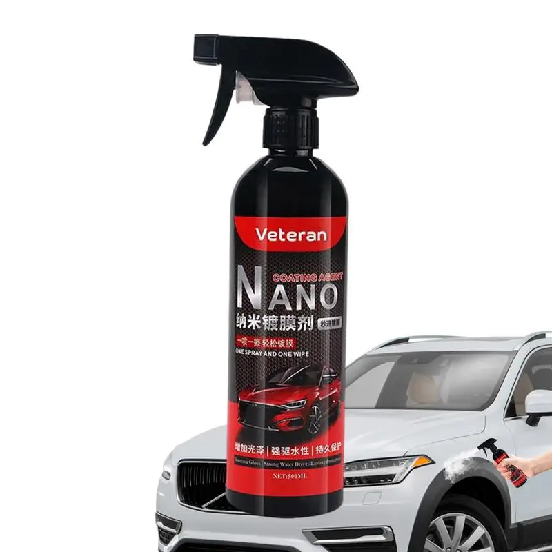 

Car Nano Coating Spray Ceramic Liquid Quick Ceramic Coating Water-Activated Formula 6 Months Of Protection Nano Spray Coating
