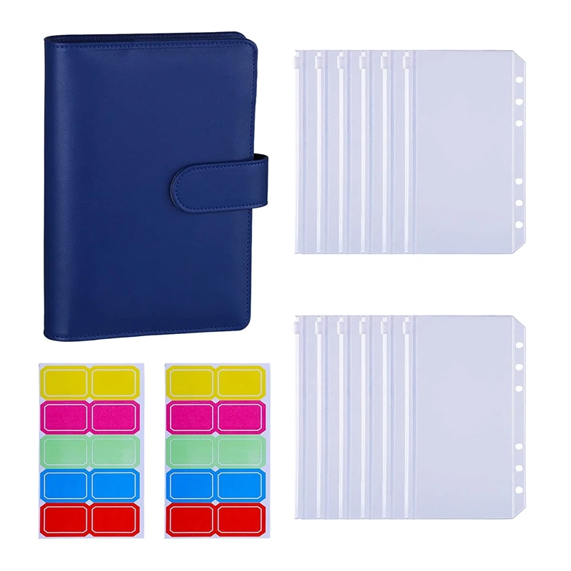 

A6 Budget Binder Kit With Zipper Envelopes Money Organizer For Money Saving Cash Envelopes System Budgeting
