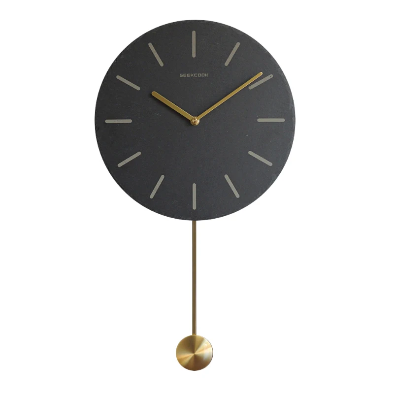 

Large Wall Clock Modern Design Living Room Pendulum Clock Silent Bedroom Wall Watches Home Decor Klok Horloge Mural Gift SC662