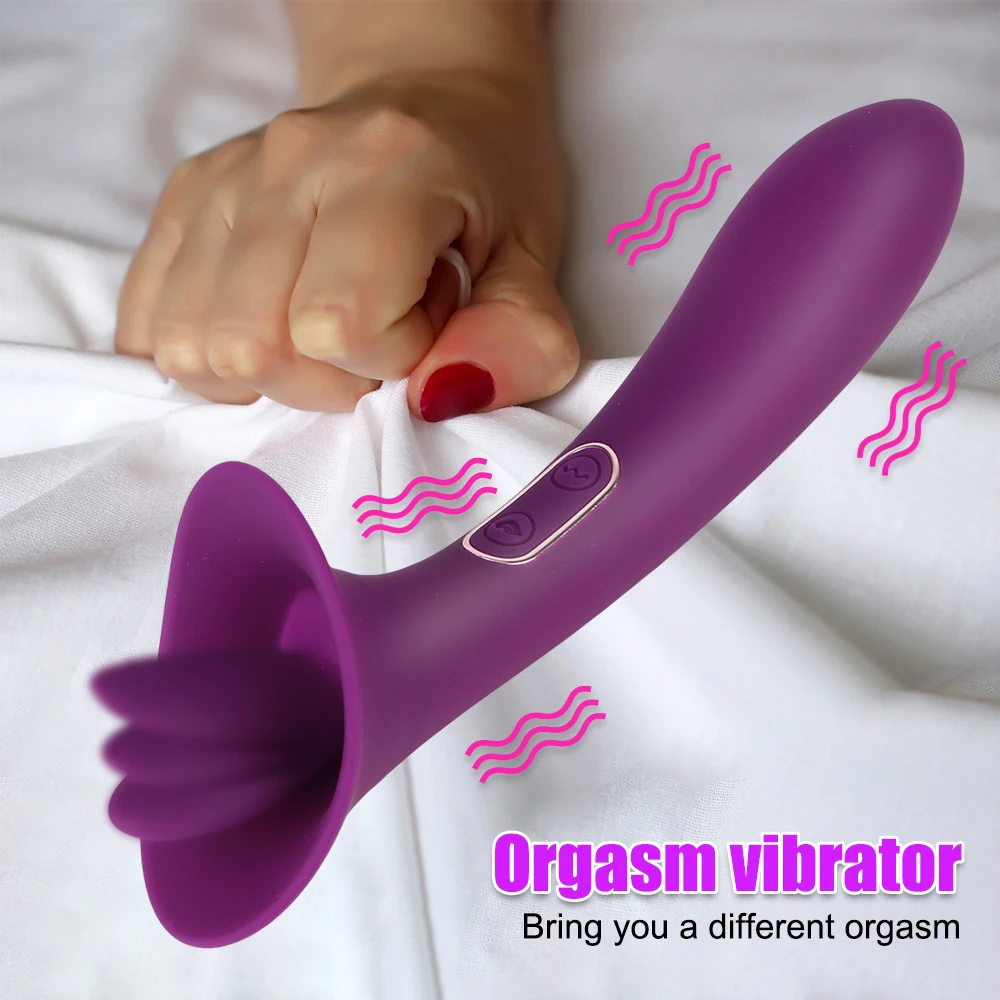 

21cm Tongue Licking Vibrators For Women Nipple Licks Clitoral Sucker Vaginal Anal Plug Dildos Female Masturbator Erotic Sex Toys