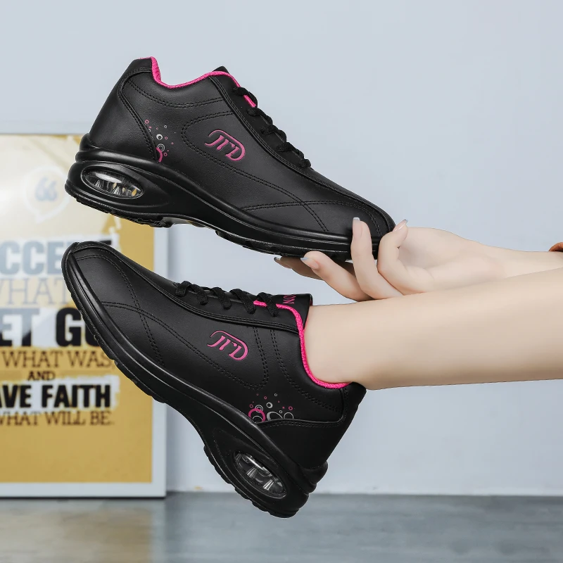 Women Dancing Shoes Fashion Multifunction Sneakers Air Cushion Walking Shoes Athletic Casual Breathable Trainers
