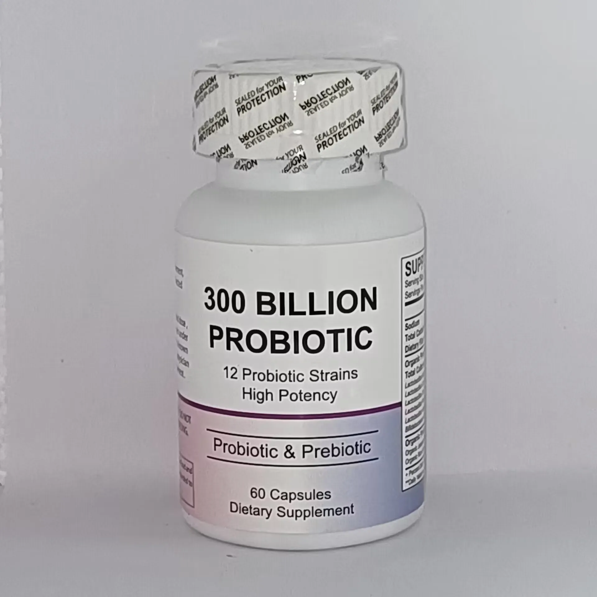 

1 bottle of probiotic capsules to support intestinal health promote digestion enhance immune system increase energy levels