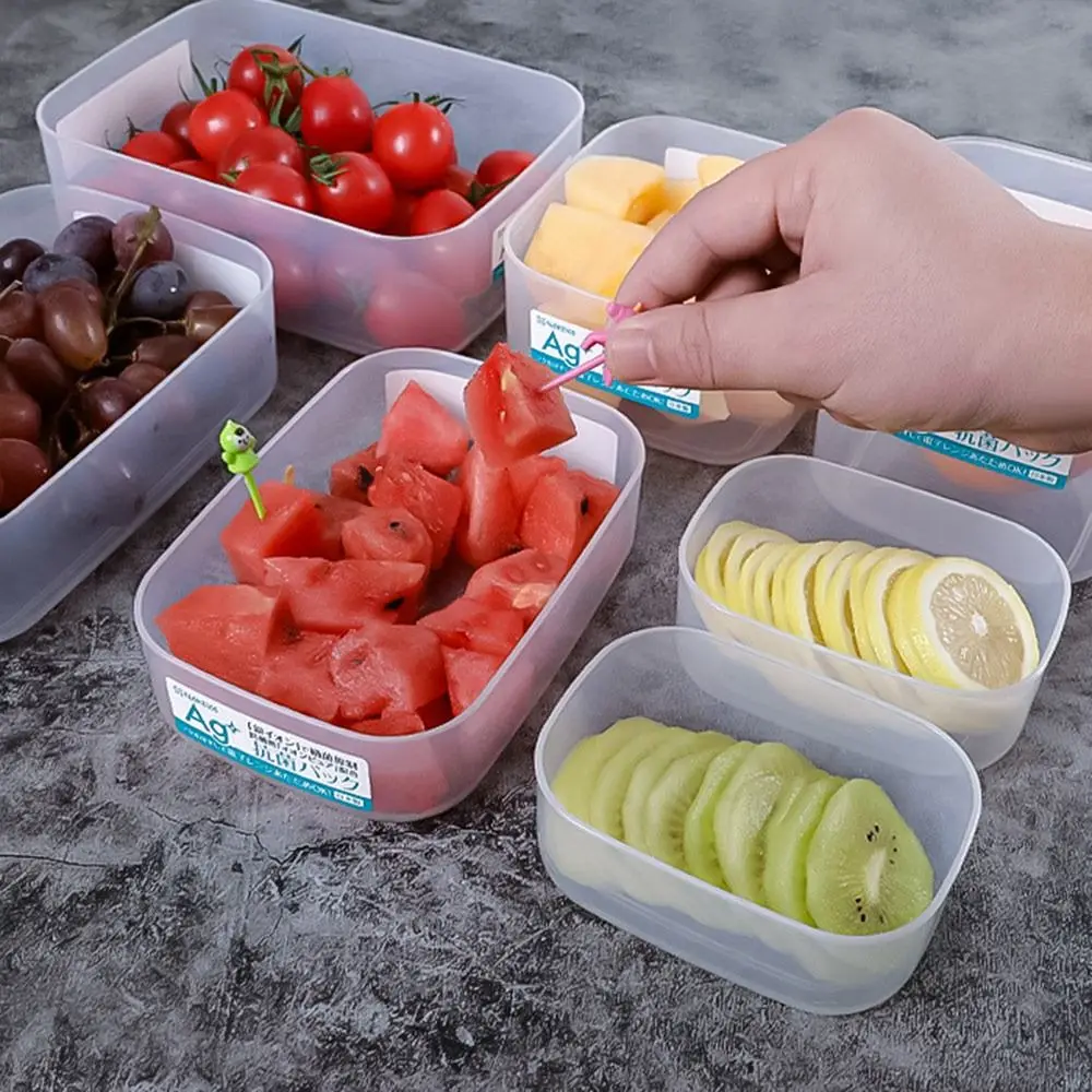 Герметичная разноцветная коробка для хранения с крышкой Штабелируемая