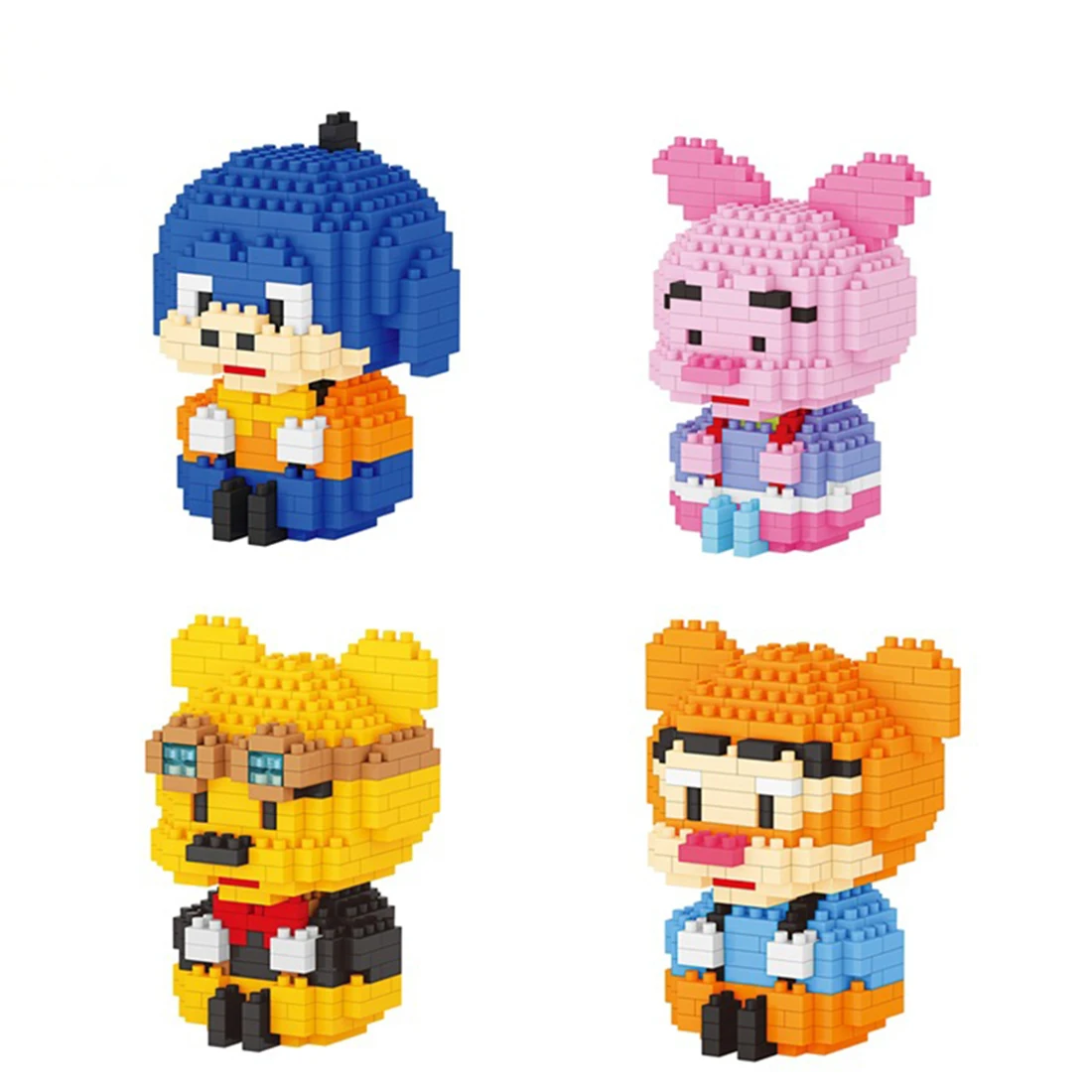 

Disney Friend Micro Building Block Winnie The Pooh Piglet Tigger Eeyore Mini Bricks Figure Toys for Kid Gift Adult Nano Blocks