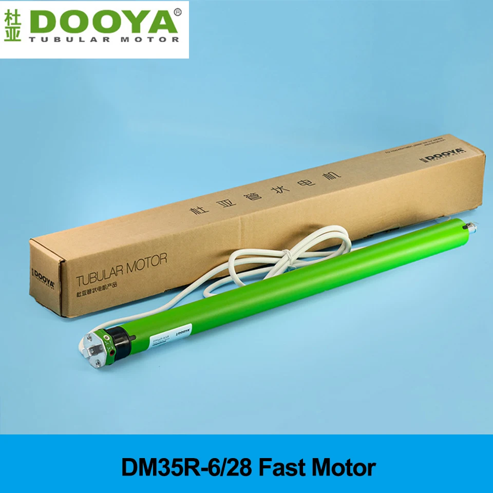 

Dooya DM35RL-6/28 35mm Roller Blinds Tubular Motor 220V 50/60HZ 433mhz wireless remote control fast motor for 45/50mm tube