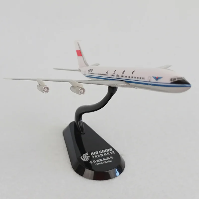 

Масштаб 1/400, авиационная авиация, Китай, Боинг B707, 40-летняя миниатюрная литая модель самолета из АБС-пластика, Сувенирные игрушки