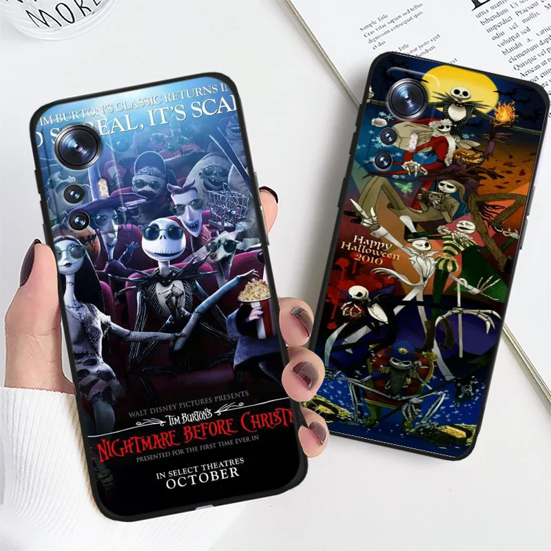 Кошмар перед Рождеством черный чехол для телефона Xiaomi Mi A1 A2 A3 8 9 Note 10 Lite Pro SE T 5G