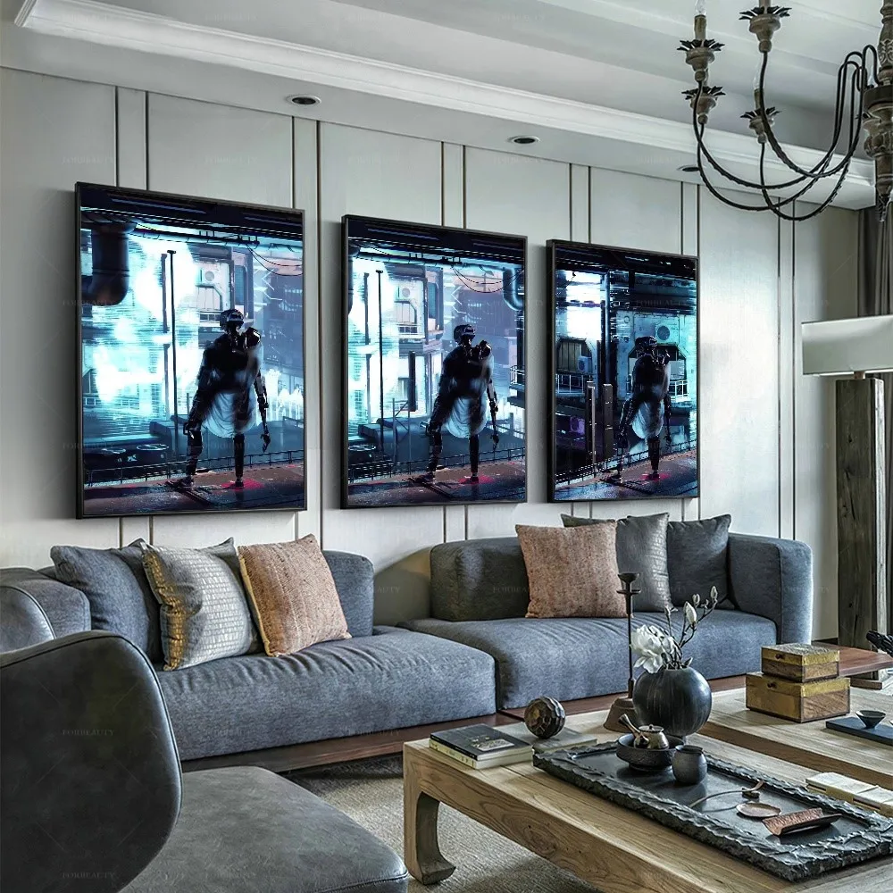 

Forbeauty черный робот распылитель Картина на холсте водонепроницаемая и может использоваться вне картины маслом для декора спальни