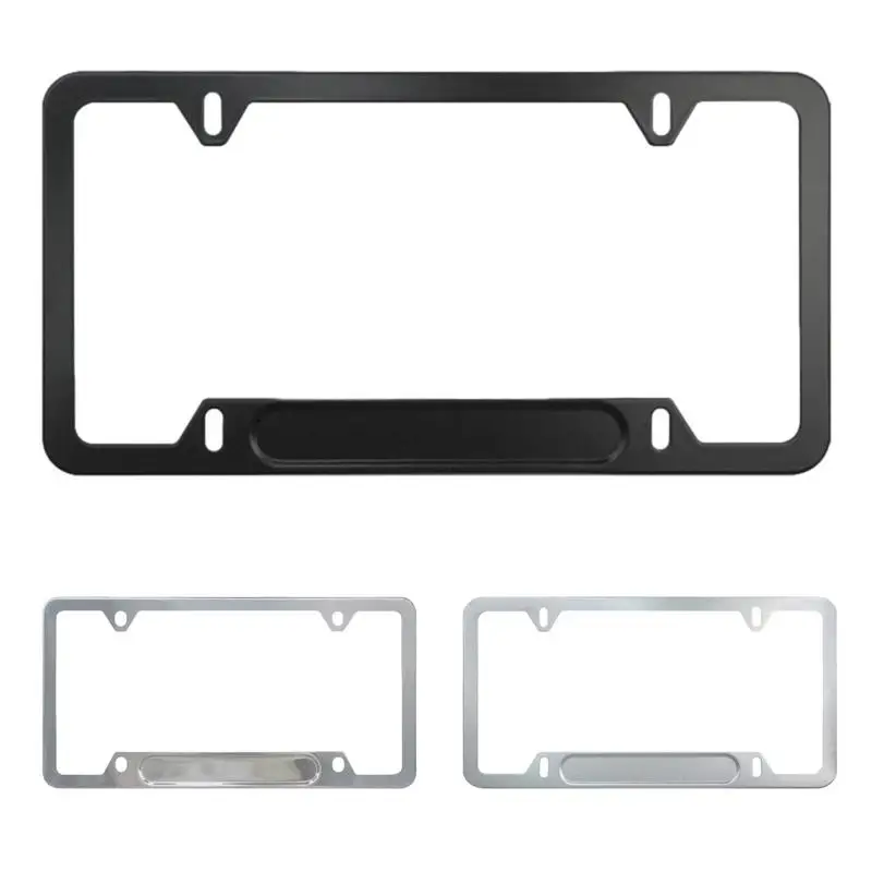 

Car Front License Plate Bracket Vehicle Identity Number Plate Frame For Car Exterior Decor Plate Cover Auto Plate Bracket Frame