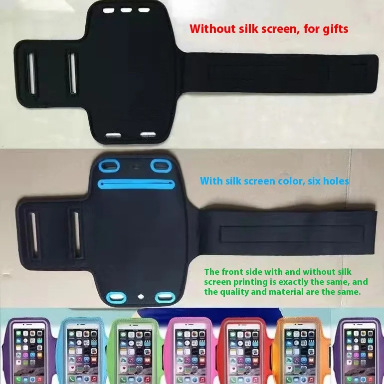 Фото New Running Sports Phone Case Arm band For iPhone 15 14 Pro Max XR 6 7 8 Plus Samsung Note 20 10 S9 Maximum Capacity of 7 inches №2
