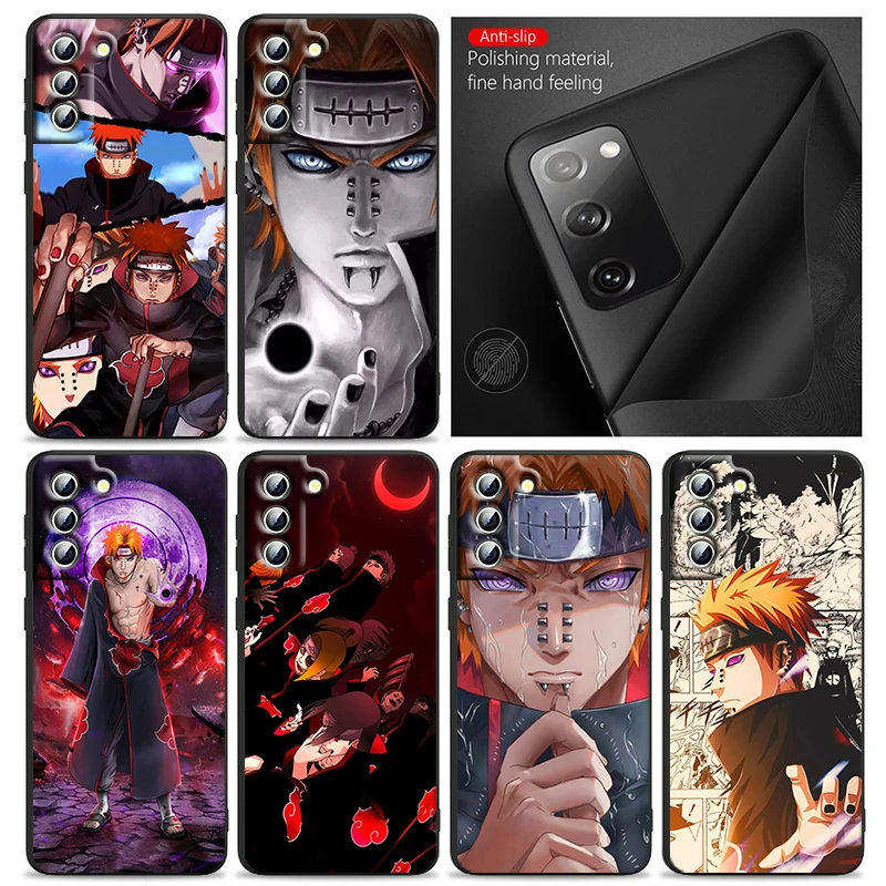 

Naruto villain Payne Phone Case For Samsung S22 S21 S20 Ultra FE S10 S9 S8 Plus 4G 5G S10 Edge Silicone TPU Cover