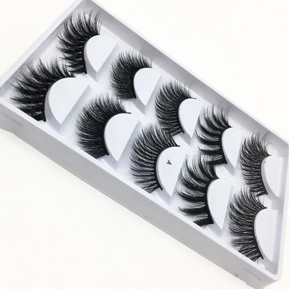 

5Pairs/box Dramatic Volume Women Beauty Volume Handmade Eye Extension Thick Long Eye Lashes False Eyelashes Fuffy Lashes