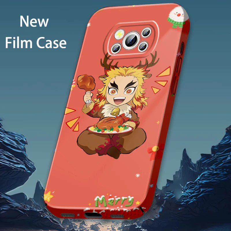 

Anime Demon Slayer For Xiaomi Poco X5 X4 X3 F5 F4 F3 F2 M5S M5 M4 M3 GT Pro 5G Feilin Film Phone Case Hard Cover