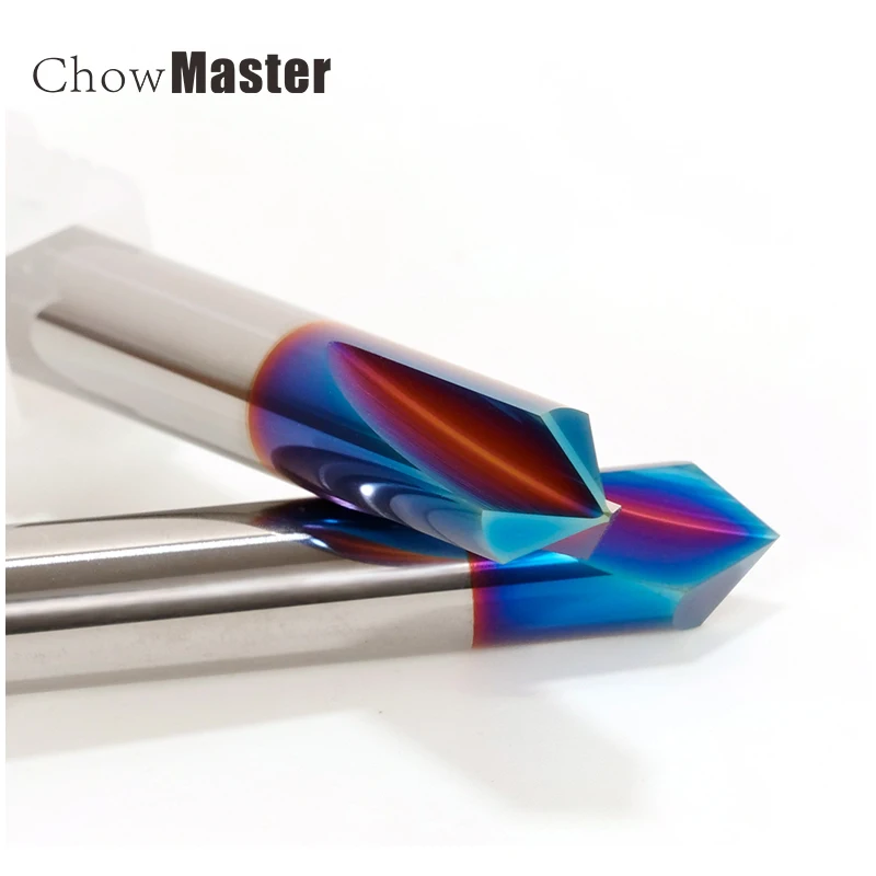 

Chamfer Milling Cutter Carbide Corner Countersink Chamfering Mill Deburring Edges V Grove Router 60° 90° 120° 2 3 Flutes