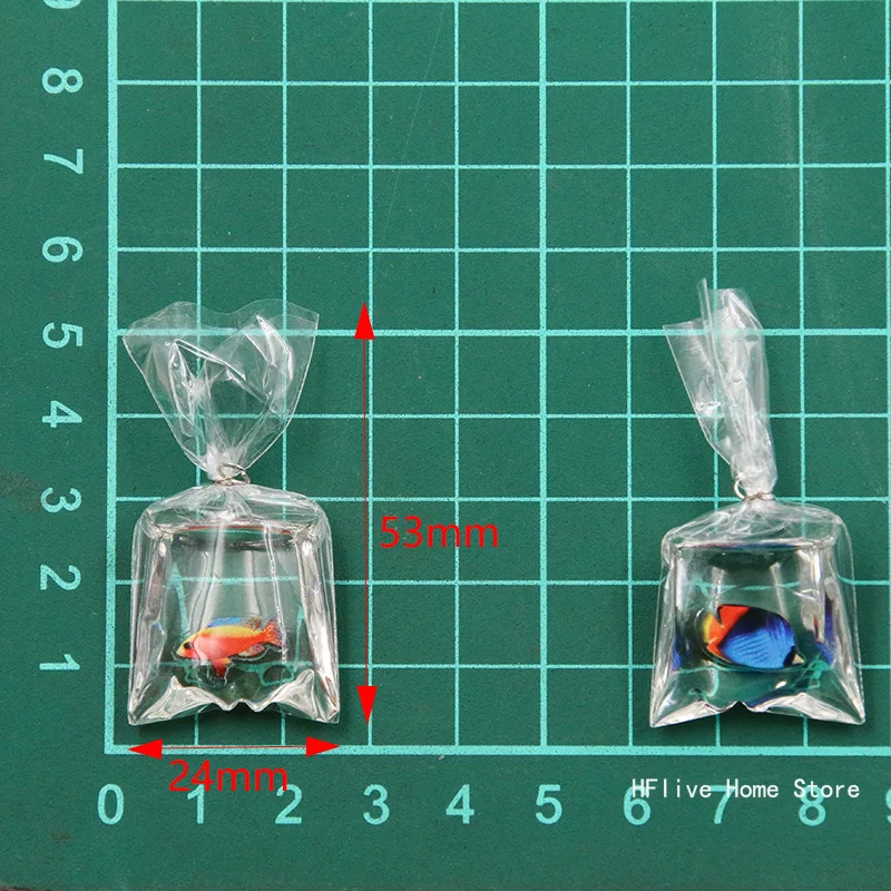 1 шт. кавайные Красочные Подвески в виде тропической рыбы из смолы подвеска сумки