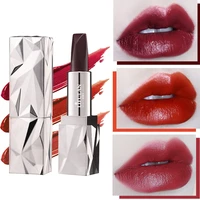 three color korea matte lipstick long lasting not easy to fade moisturizing lipstick waterproof kissproof lipstick 24hr
