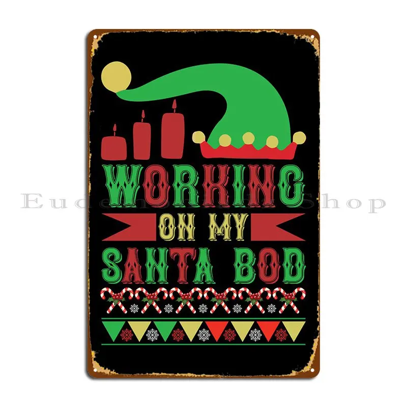 

Металлический плакат с надписью «Merry Christmas» в стиле ретро, персонализированные классические тарелки для паба, Настенная роспись, жестяной плакат