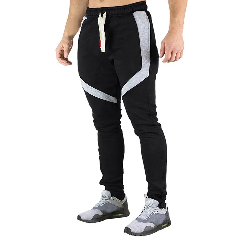 

Mens Joggers Casual Pants Fitness Men Sportswear Tracksuit Bottoms Skinny Sweatpants Trousers Black Gyms Jogger Track Pants