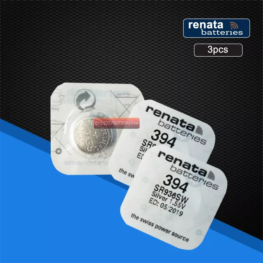 

3pack renata 394 SR936SW AG9 Button Battery For Watch Clock Repair Tools Cell Batteries