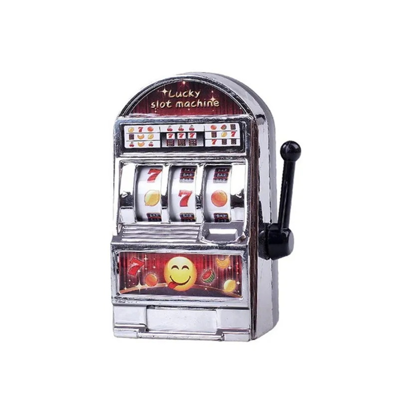 

Lucky Jackpot Mini Slot Machine Antistress Toys Games for Children Kids Safe Machine Bank Replica Funny Gag Toys B1101