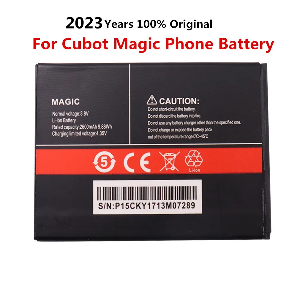 

2023 New High Quality 2600mAh Original Magic Battery For CUBOT Magic Cell Mobile Phone Battery In Stock + Tracking Number