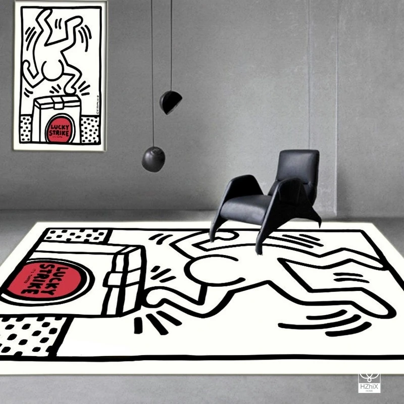 

Trendy Messy Jigsaw Carpet Wacky Style Suitable for Entrance Hall Door Mat Living Room The Kitchen Grounding Decoration decor