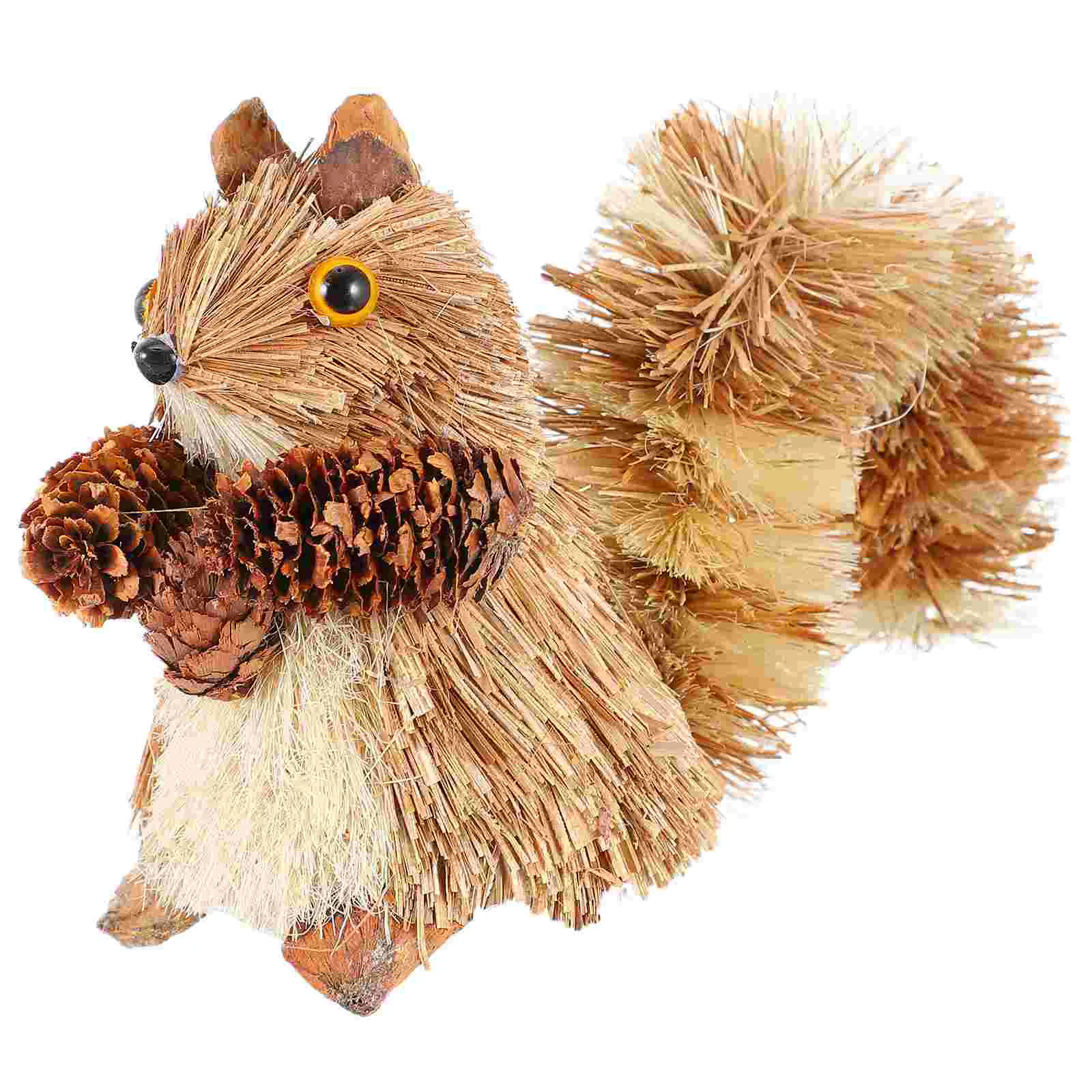 

Adornos Para Mesa De Christmas Squirrel Ornaments Scene Figurine Decor Animals Outdoor Decoration Model