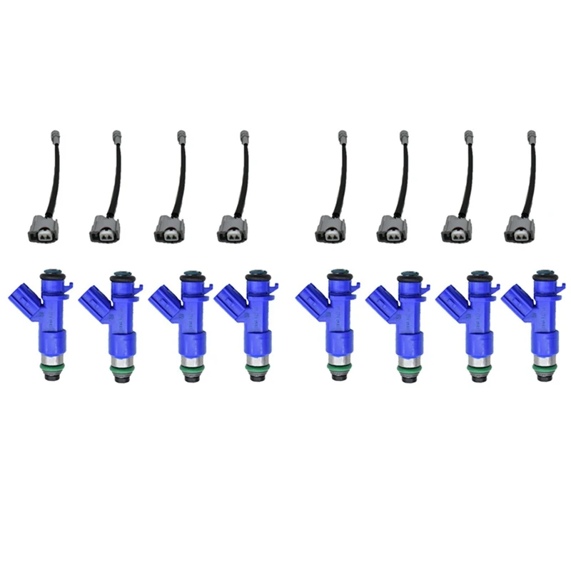 8 шт. топливный инжектор RDX 410Cc с заглушками для Honda Acura 07-12 Civic Integra RSX K20 K24 B16 B18 16450RWCA01