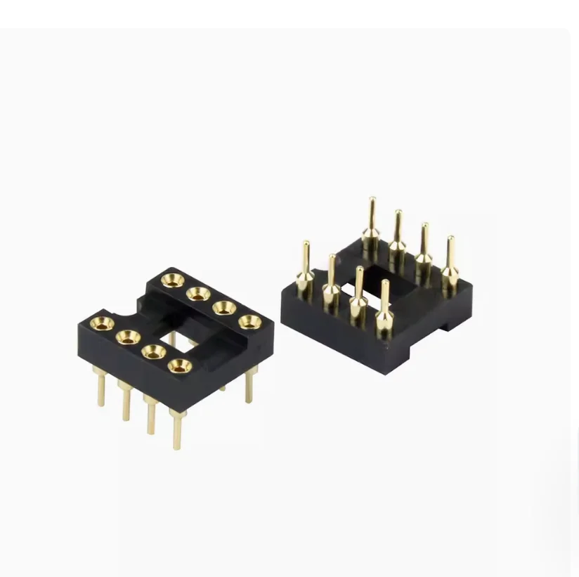 

Розетки IC 8-контактные золотистые