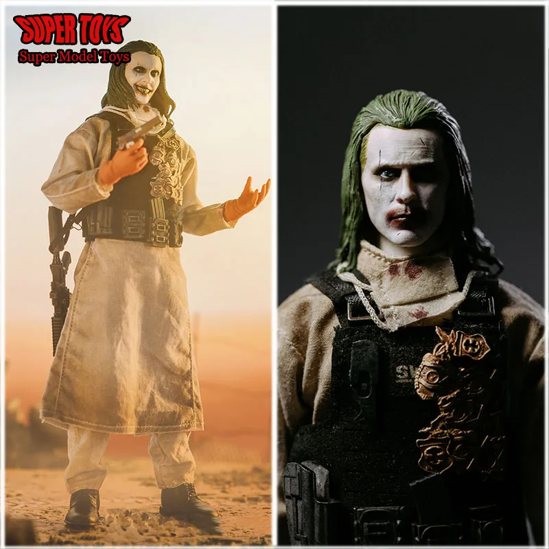 

Original 1/12 Full Set Male Soldier Super Villain Long Hair Clown Action Figure Body Model 6 Inch Collectable Toys For Fans Gift