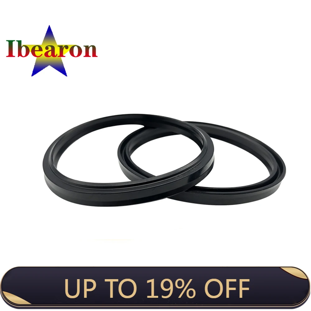 

2PCS LBH-205 LBH-210 LBH-220 LBH-225 LBH-230 Wiper Hydraulic seal Double lip dust seal cylinder